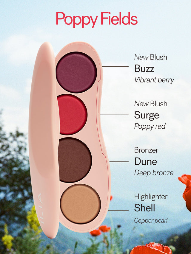The Ethereal Baked Face Palette - Poppy Fields