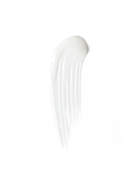 Brow Gel swatch with a smooth texture and subtle sheen, spread in a vertical motion.