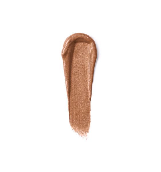 Copper Bronze-colored makeup swatch on a white background